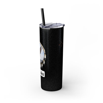 Modoc Eagle Skinny Tumbler – 20oz Straw Travel Cup (Maklaks)