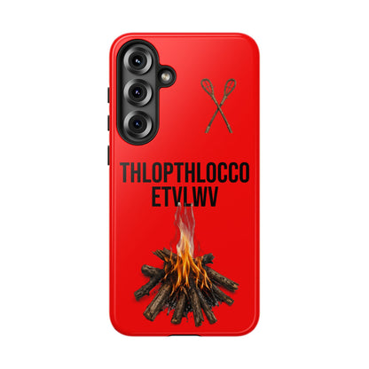 Thlopthlocco Protective Phone Case —  Text "THLOPTHLOCCO ETVLWV"