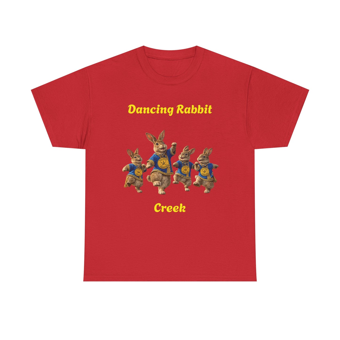 Dancing Rabbit Creek Tee — Vintage Dancing Bunnies Graphic T-Shirt