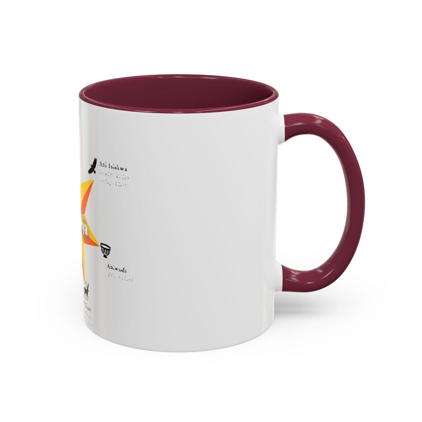 Aniyunwiya Star Map Coffee Mug — Native Seneca/Onondaga Language Names