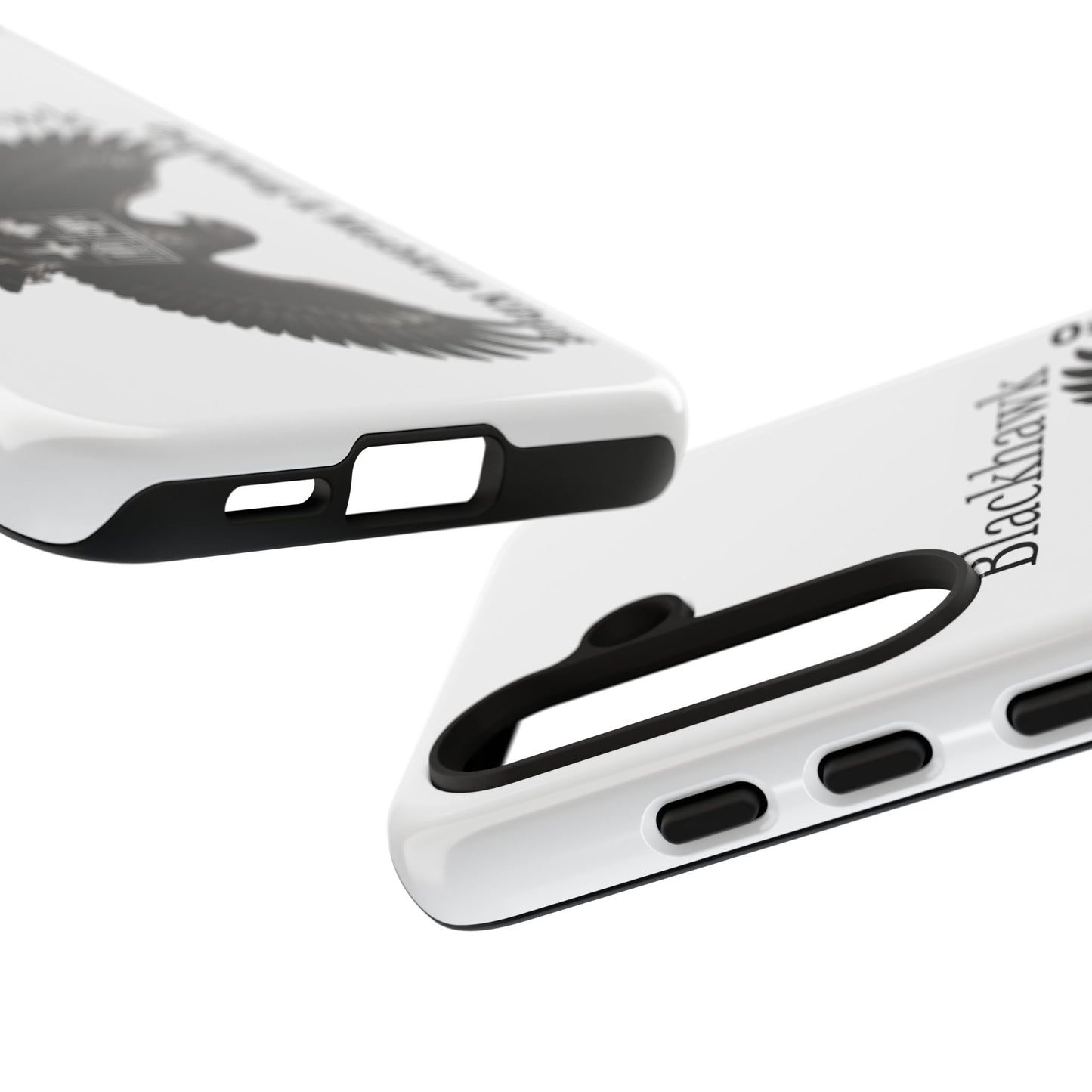 Sac&Fox Phone Case — 'Blackhawk' Raven Crest Protective Tough Case