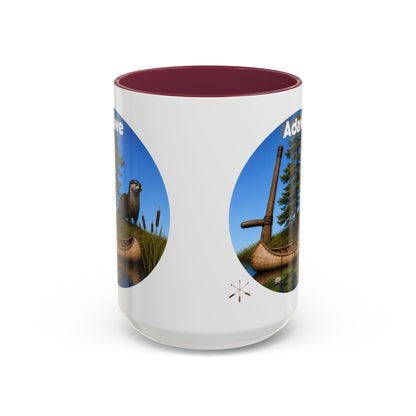 Ottawa Adawe Otter Canoe Mug — Nature Wildlife Coffee Cup (11oz & 15oz)
