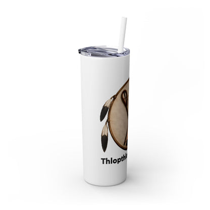 Thlopthlocco Skinny Tumbler with Straw, 20oz