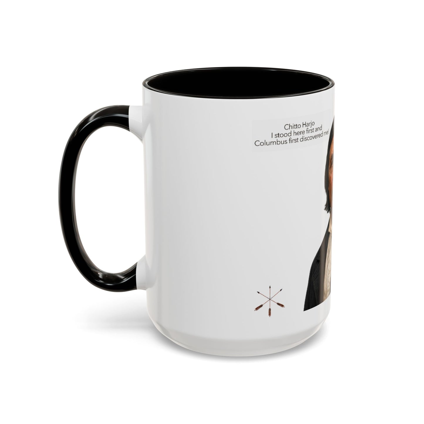 Chitto Harjo Portrait Mug — Historical Native American Portrait Coffee Mug (11oz, 15oz)