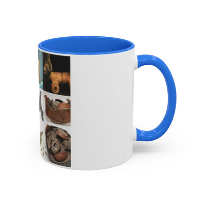 Aztec Artifact Photos Collage Coffee Mug (11oz/15oz)