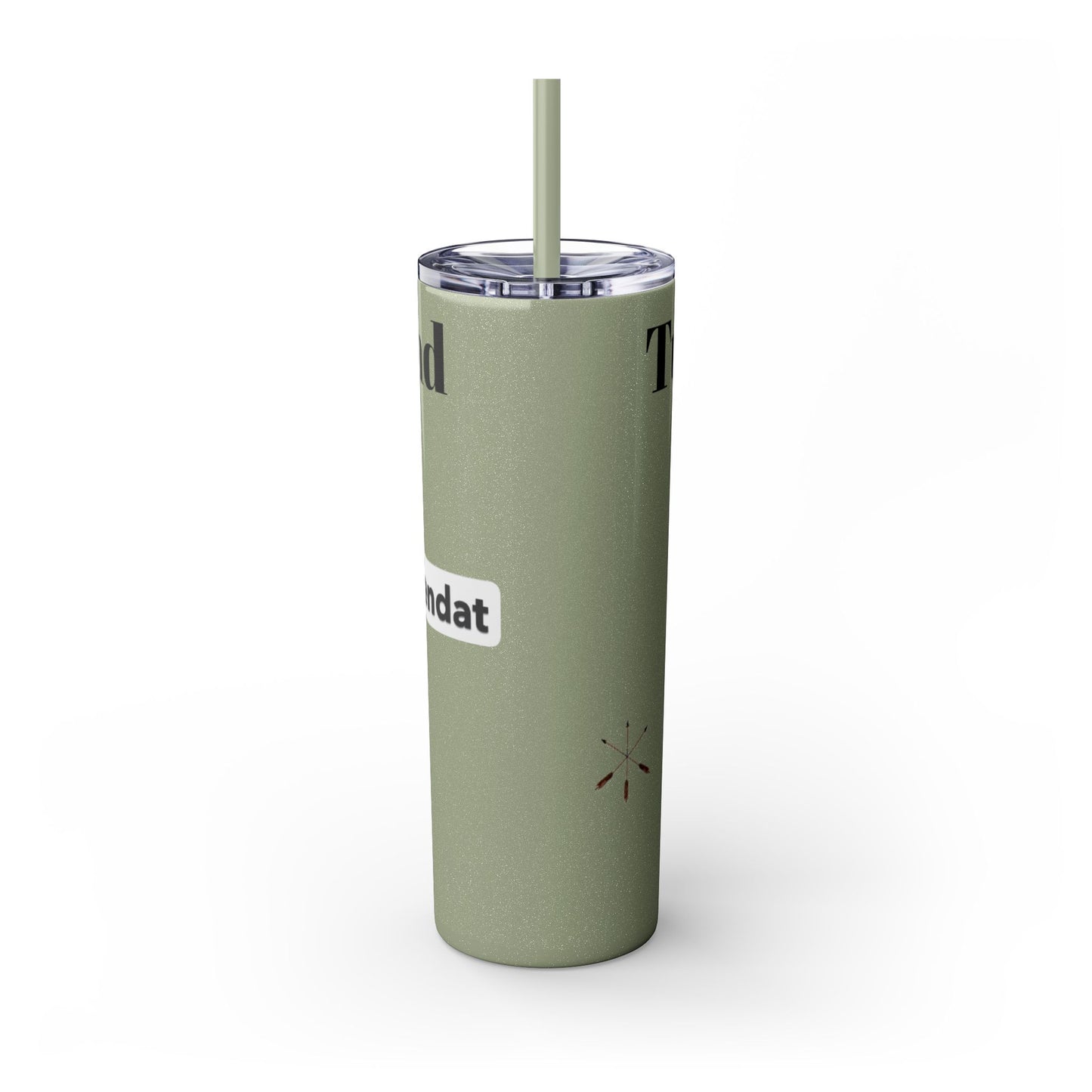 Wyandotte Skinny Tumbler with Straw, 20oz