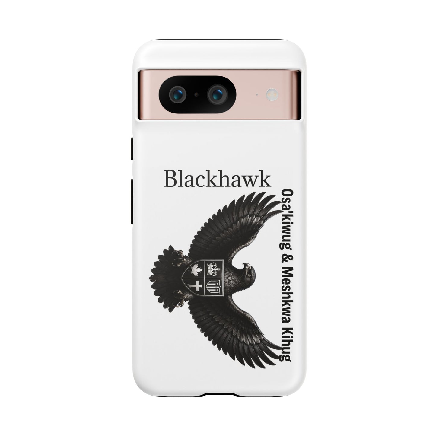 Sac&Fox Phone Case — 'Blackhawk' Raven Crest Protective Tough Case
