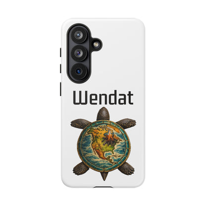 Wyandotte Wendat Turtle Phone Case — Indigenous Turtle Shield Design