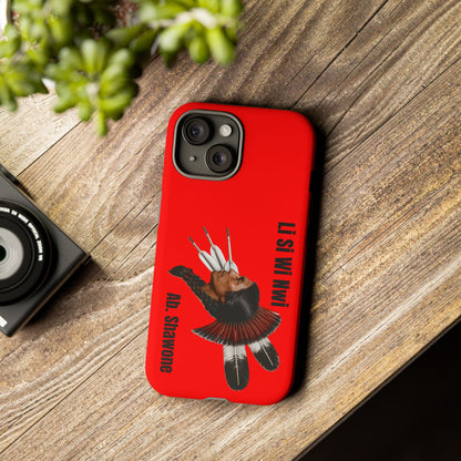 Absentee Shawnee Headdress Phone Case — 'Li Si Wi Ni' Design