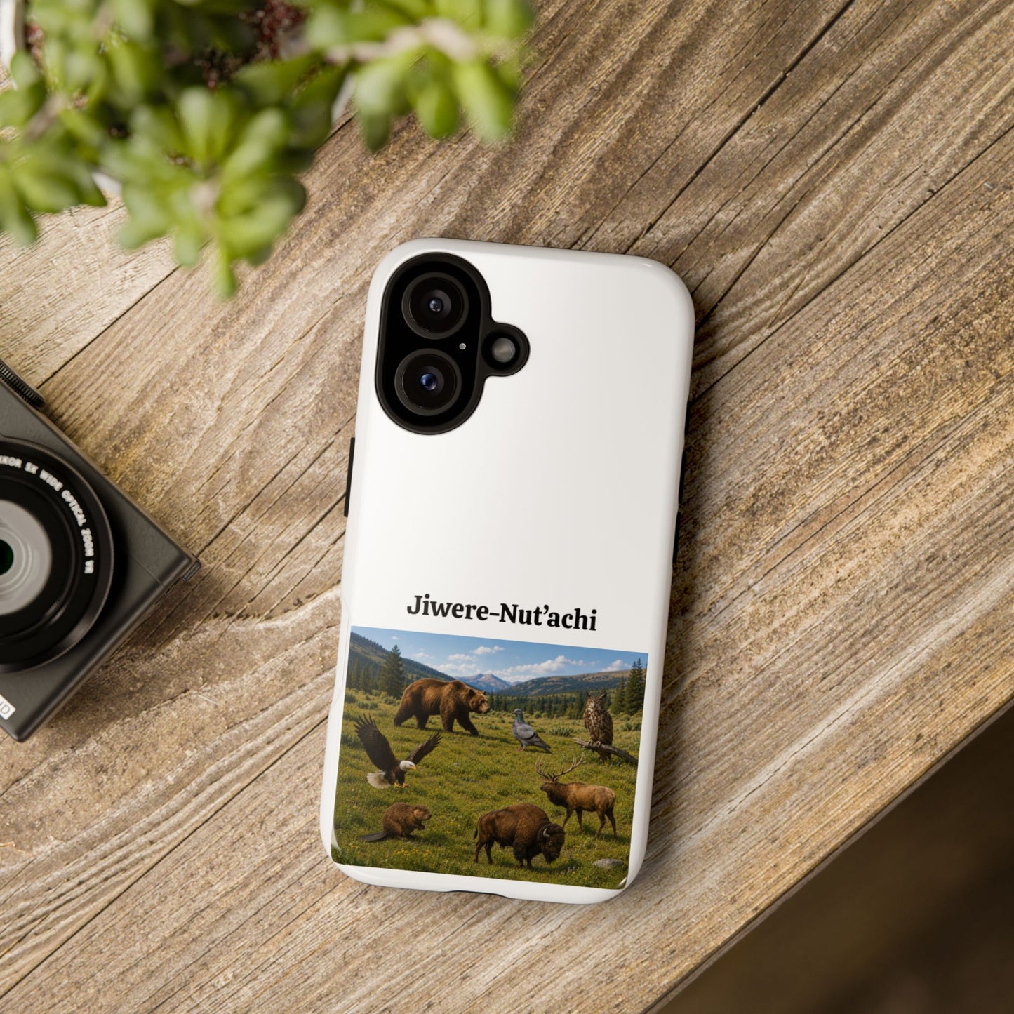 Otoe-Missouria Phone Tough Case — Bold 'Tough Cases' Graphic Protective Cover