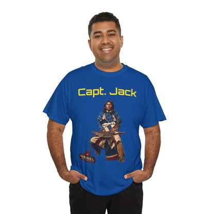 Capt. Jack Graphic Tee — Vintage Captain Illustration Shirt