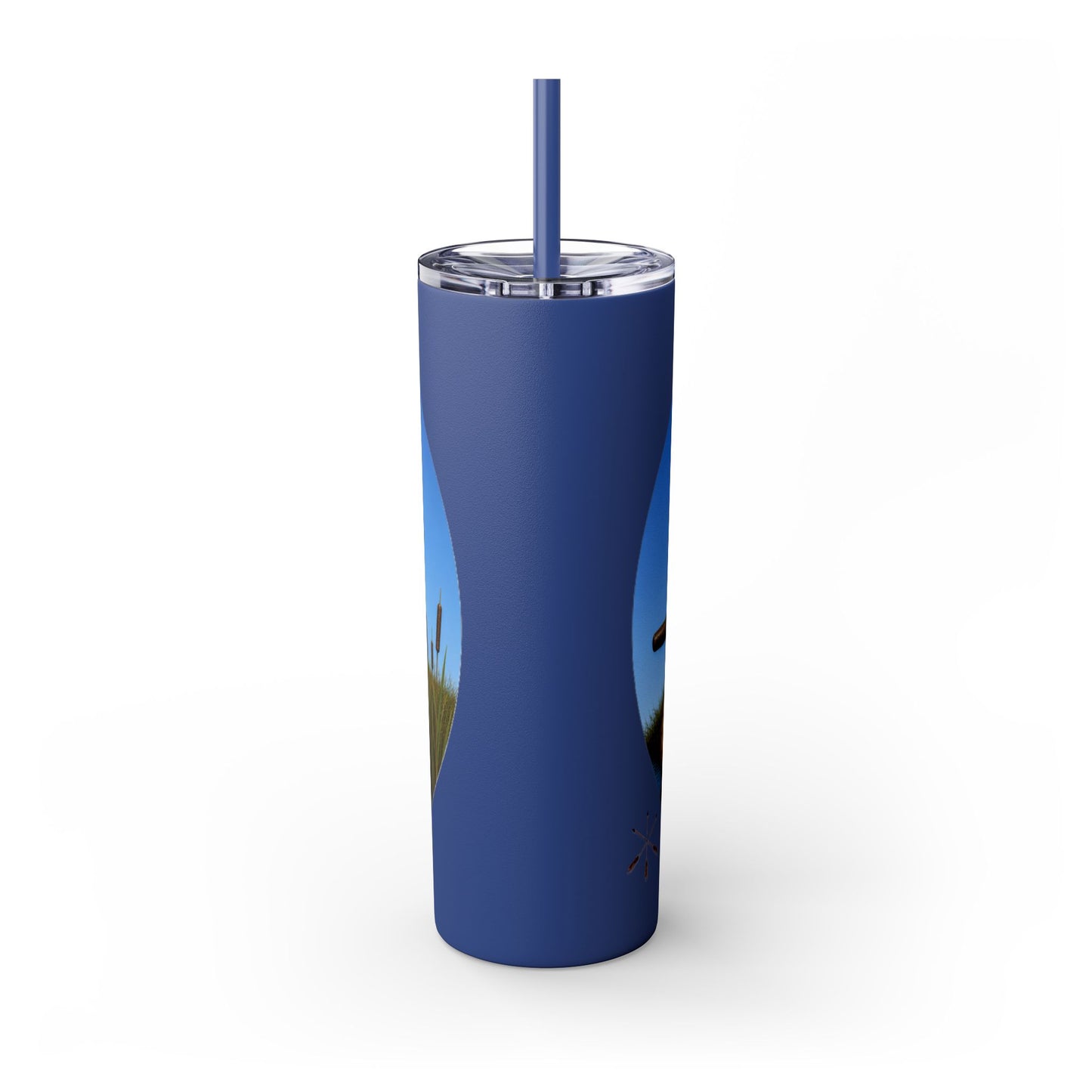 Ottawa Adawe Canoe Skinny Tumbler — 20oz Insulated Travel Cup with Straw