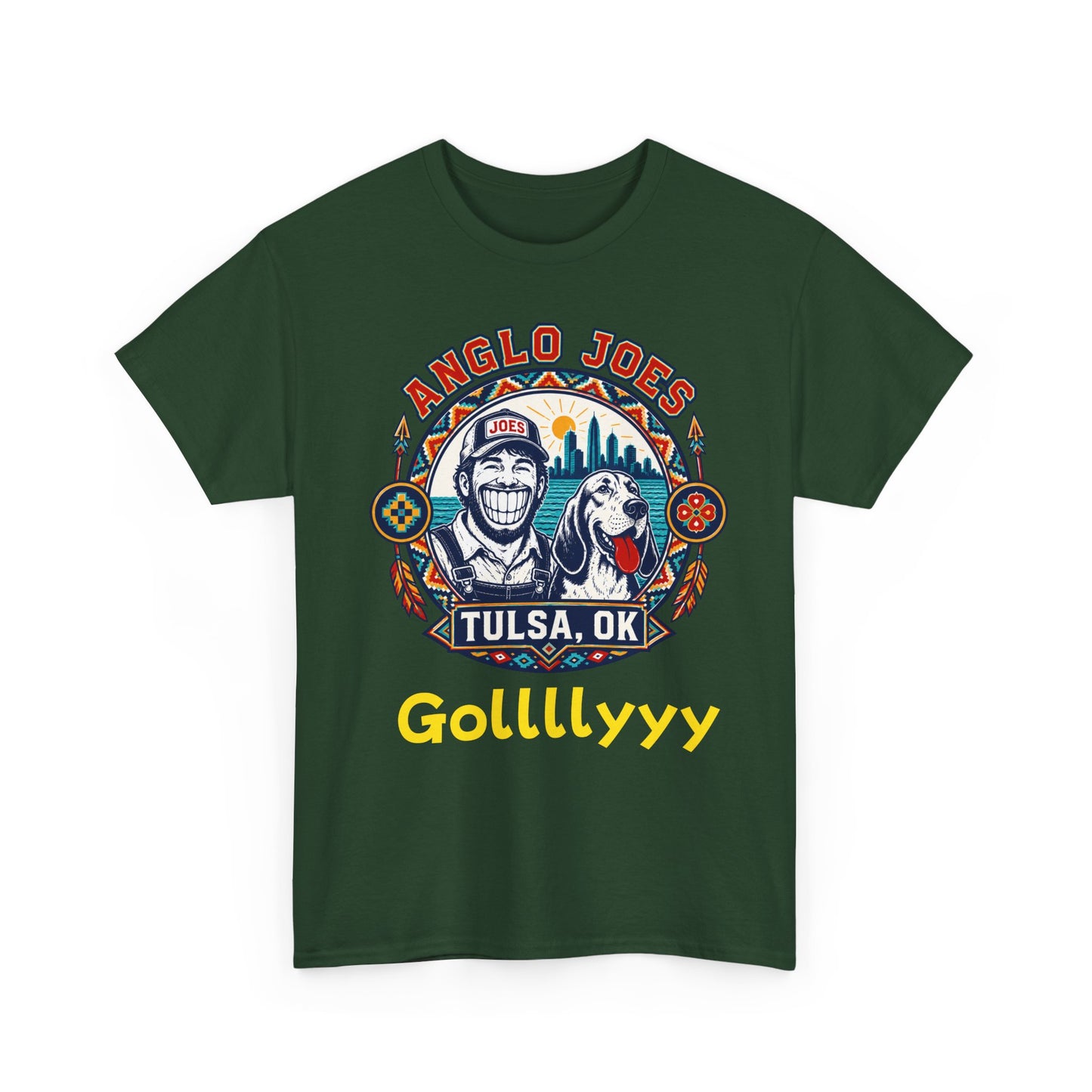 Anglo Joe’s Tulsa Tee Gollllyyyy — 'Gollllyyy' Retro Sports Graphic T-Shirt