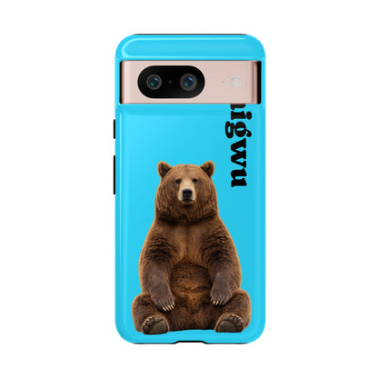 Kiowa Tough Cases: Personalized Kaigwu Tough Phone Case with Horse Rider Design
