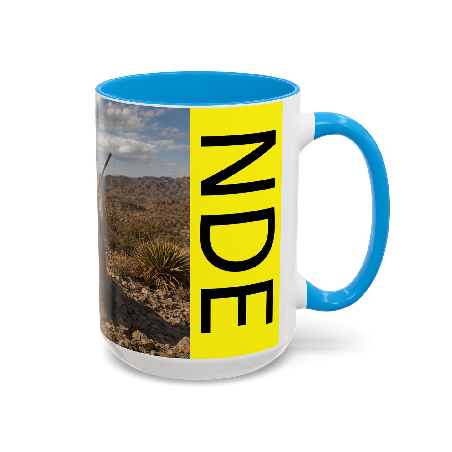 Ft. Sill Apache Desert Scene Coffee Mug — 'N'de' Southwest Landscape 11/15oz