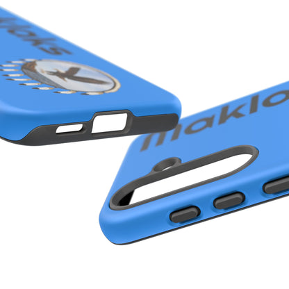 Modoc Blue 'Maklaks' Tough Phone Case with Eagle Drum Design
