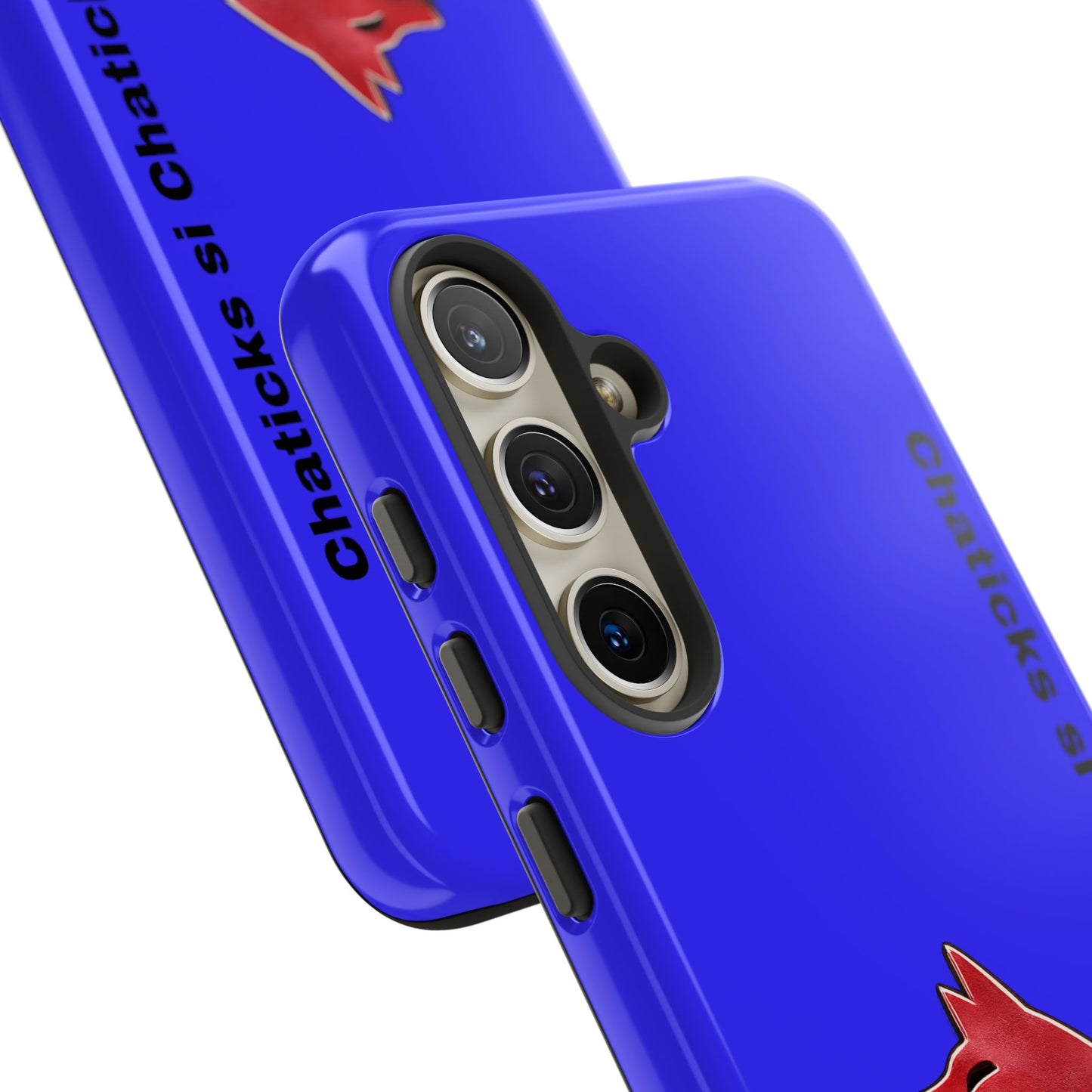 Pawnee Phone Case — Blue 'Chaticks si Chaticks' Wolf Logo Tough Case
