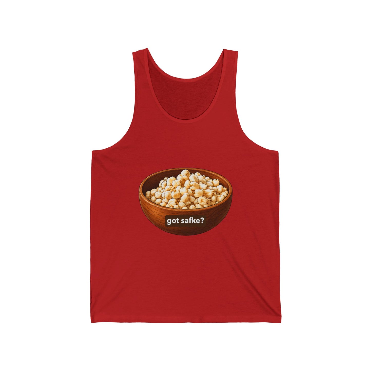 Got Safke Tank Top — "got s afke?" Funny Snack Lover Graphic Tank