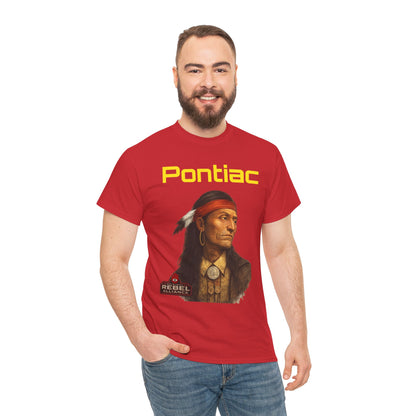 Pontiac Portrait T‑Shirt — Native Chief Graphic Tee