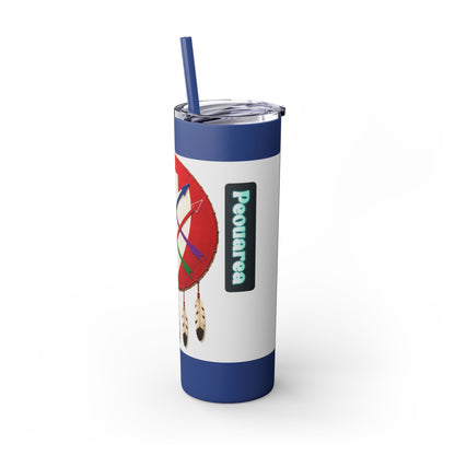 Peoria 20oz Skinny Tumbler with Dreamcatcher Shield Design