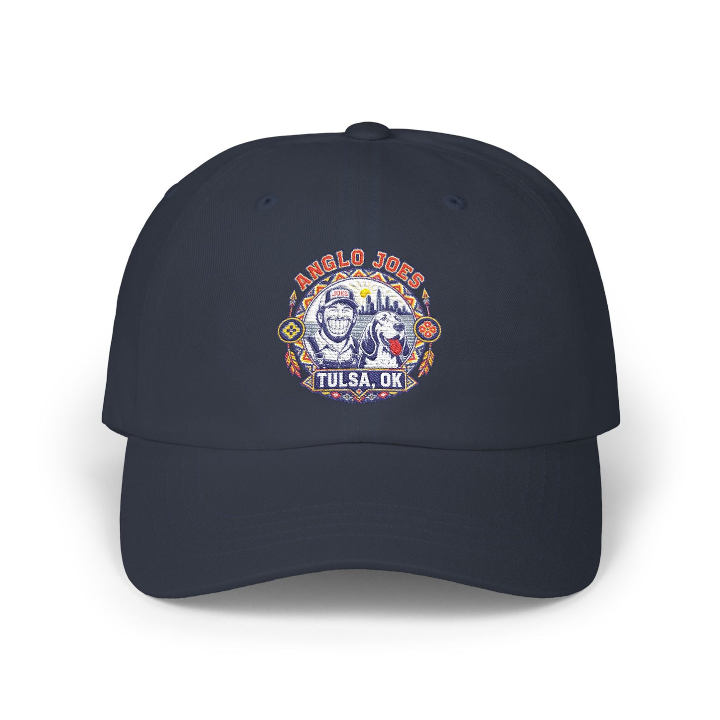 Tulsa OK Vintage Bison Patch Dad Cap