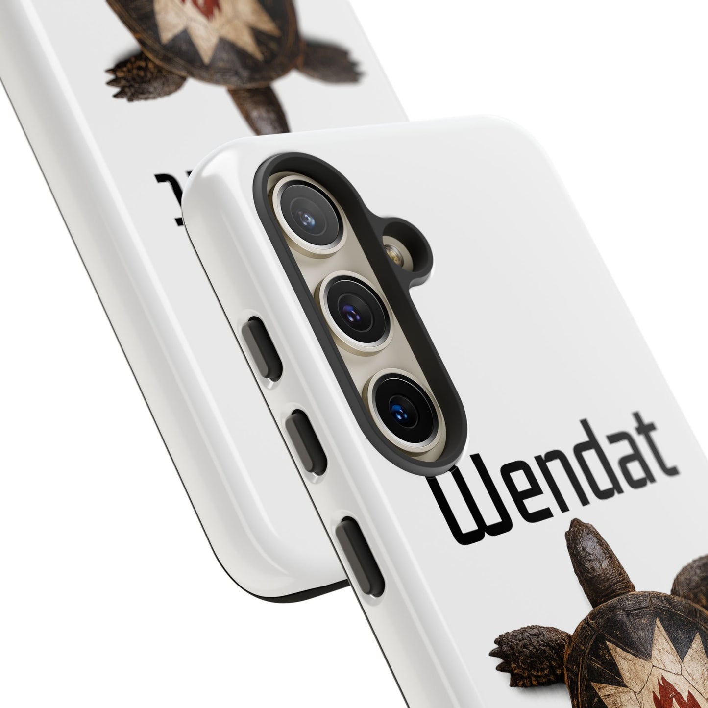 Wyandotte Wendat Turtle Phone Case — Indigenous Turtle Shield Design