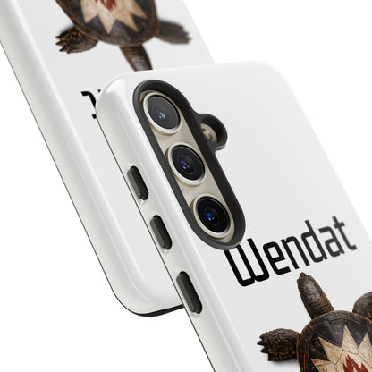 Wyandotte Wendat Turtle Phone Case — Indigenous Turtle Shield Design