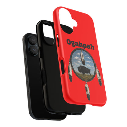 Quapaw Ogahpah Buffalo Phone Case — Native-Inspired Tough Case