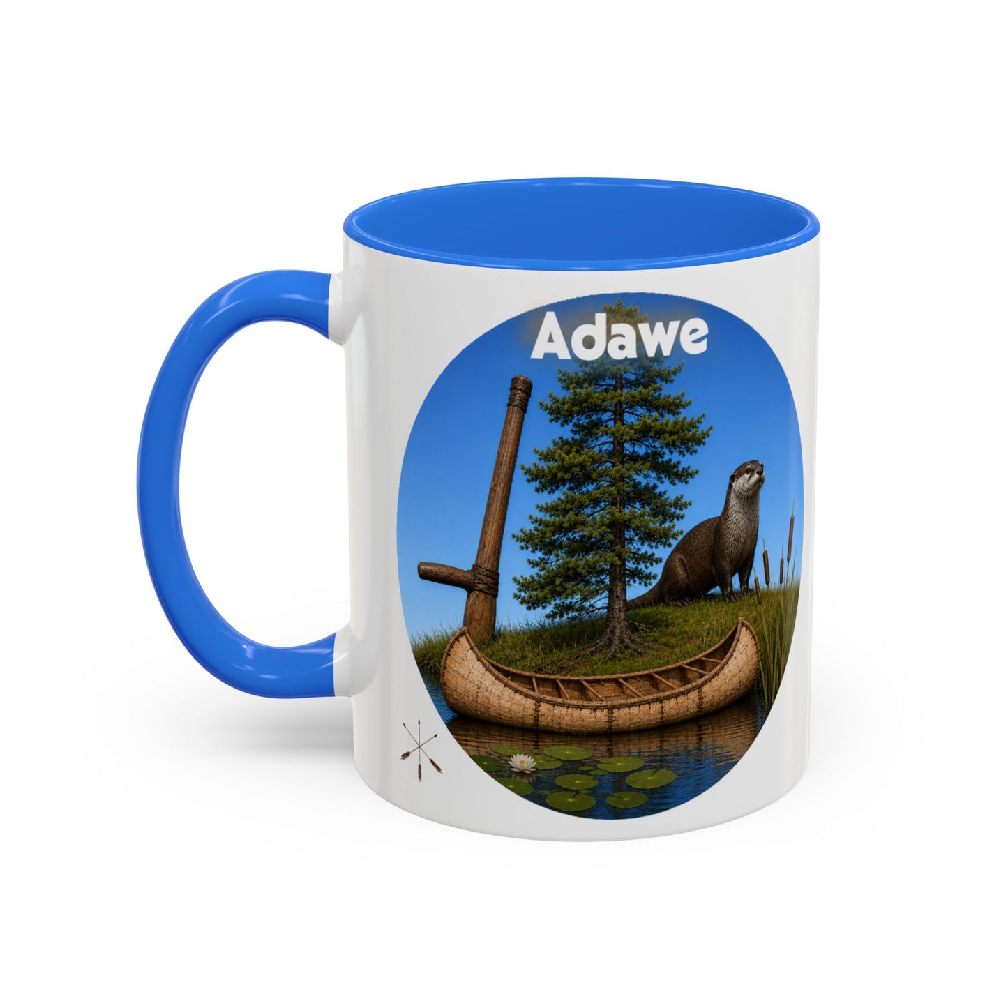 Ottawa Adawe Otter Canoe Mug — Nature Wildlife Coffee Cup (11oz & 15oz)