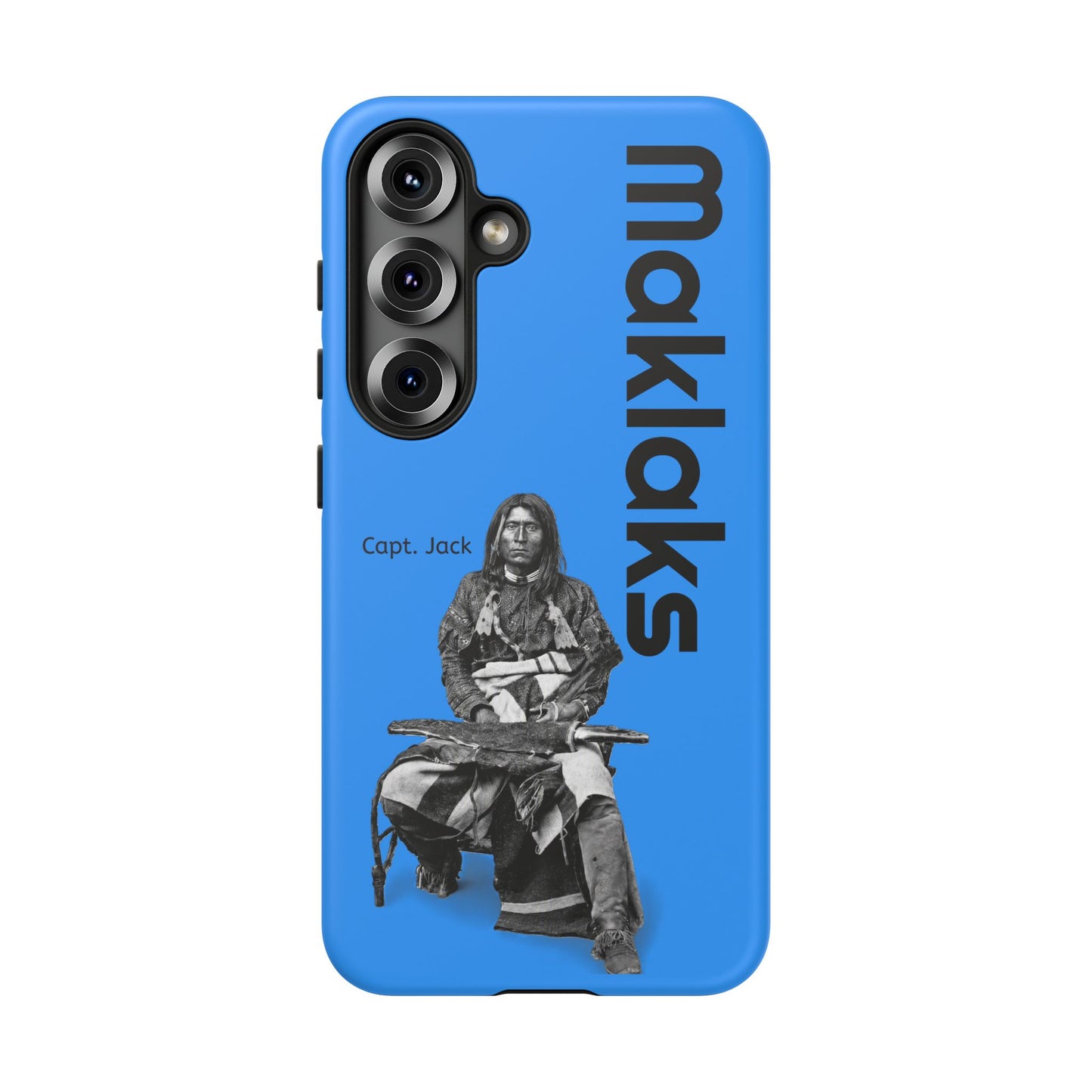 Modoc Blue 'Maklaks' Tough Phone Case with Eagle Drum Design