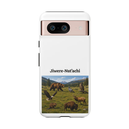 Otoe-Missouria Phone Tough Case — Bold 'Tough Cases' Graphic Protective Cover