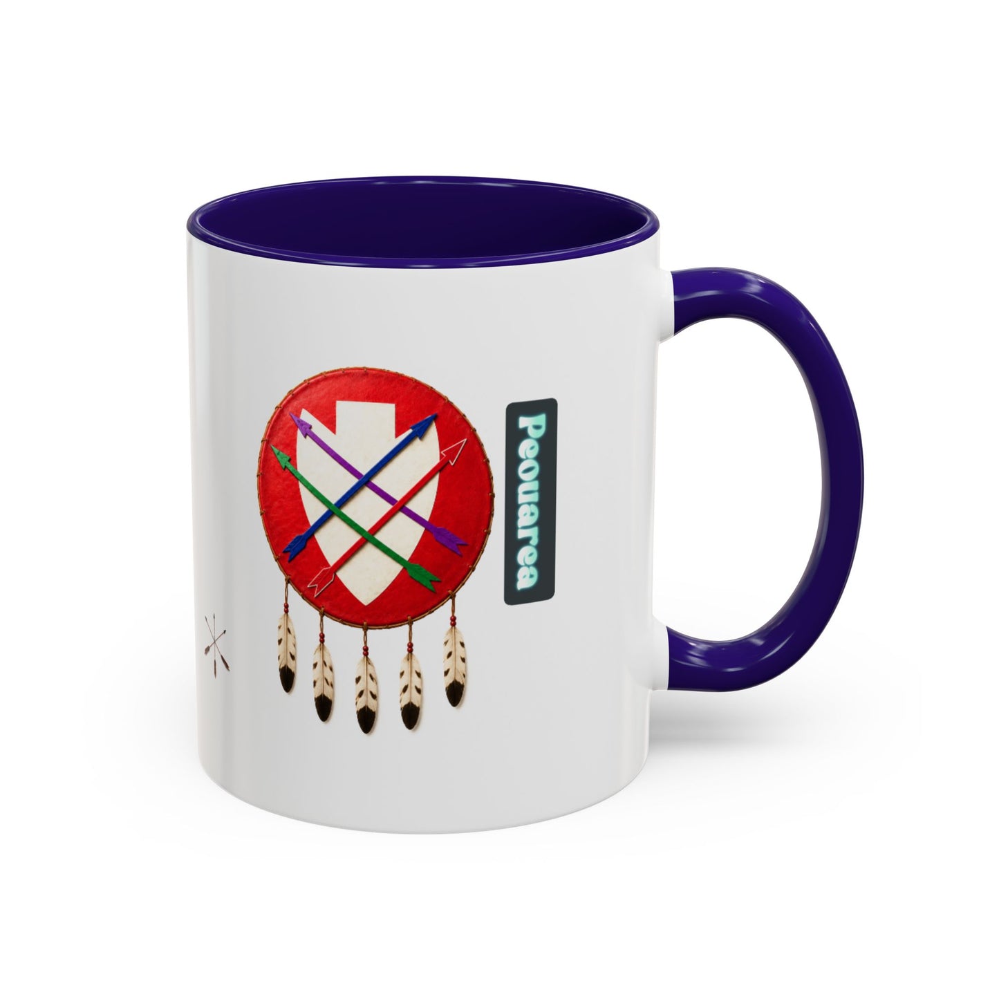 Peoria Powawera Dreamcatcher Coffee Mug — Colorful 11oz & 15oz Ceramic