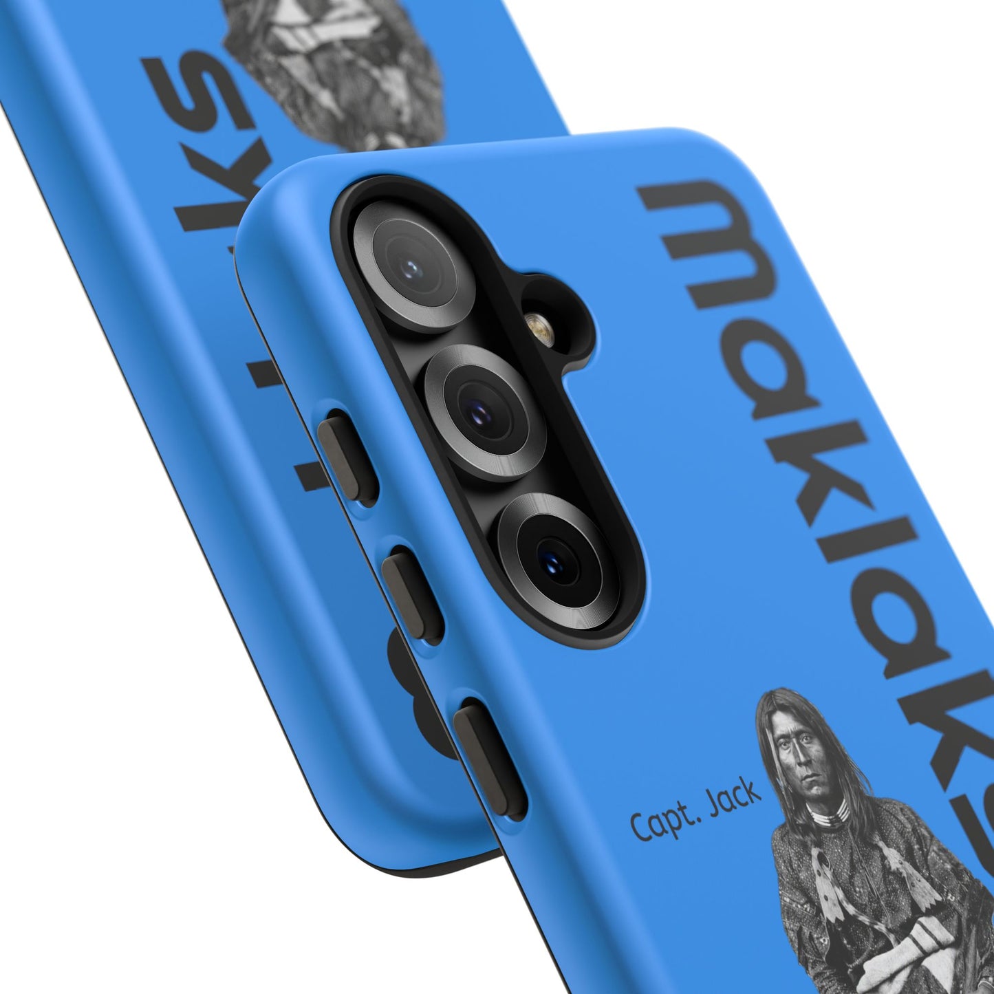 Modoc Blue 'Maklaks' Tough Phone Case with Eagle Drum Design