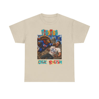 Turkey T-Shirt — Retro Comic 'Stop Racism' Graphic Tee