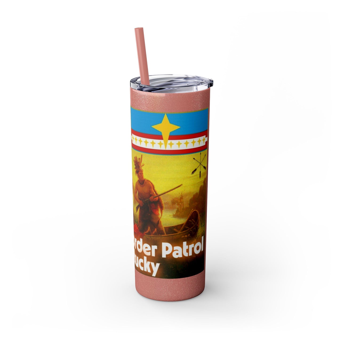 Shawnee N Skinny Tumbler with Straw, 20oz