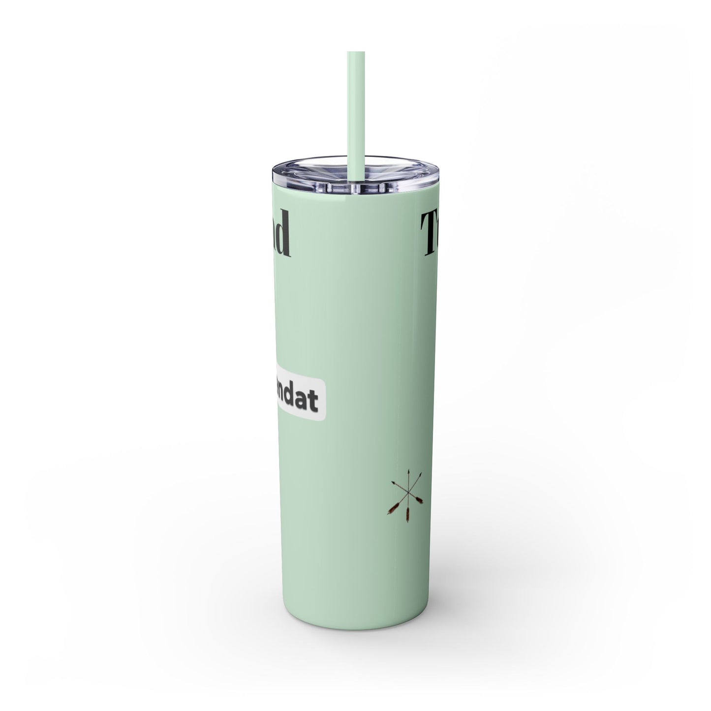 Wyandotte Skinny Tumbler with Straw, 20oz