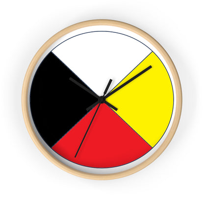 Medicine Wheel Wall Clock — Native Four Directions Home Décor