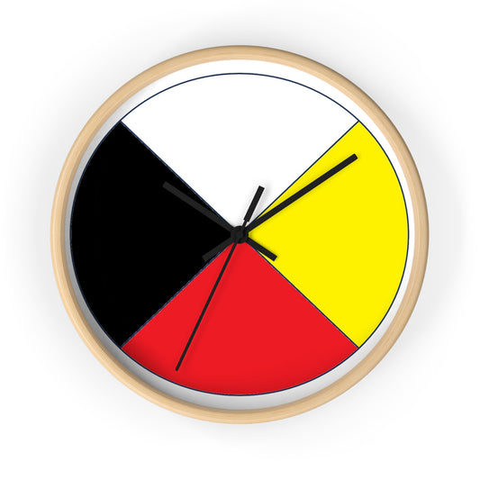 Medicine Wheel Wall Clock — Native Four Directions Home Décor