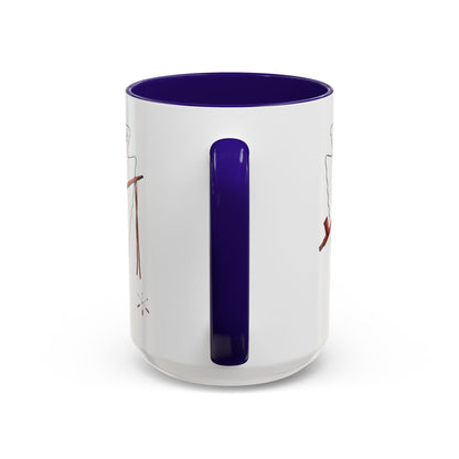Osage Wazhazhe Tribal Feather Mug (11oz & 15oz) — Native-Inspired Coffee Cup