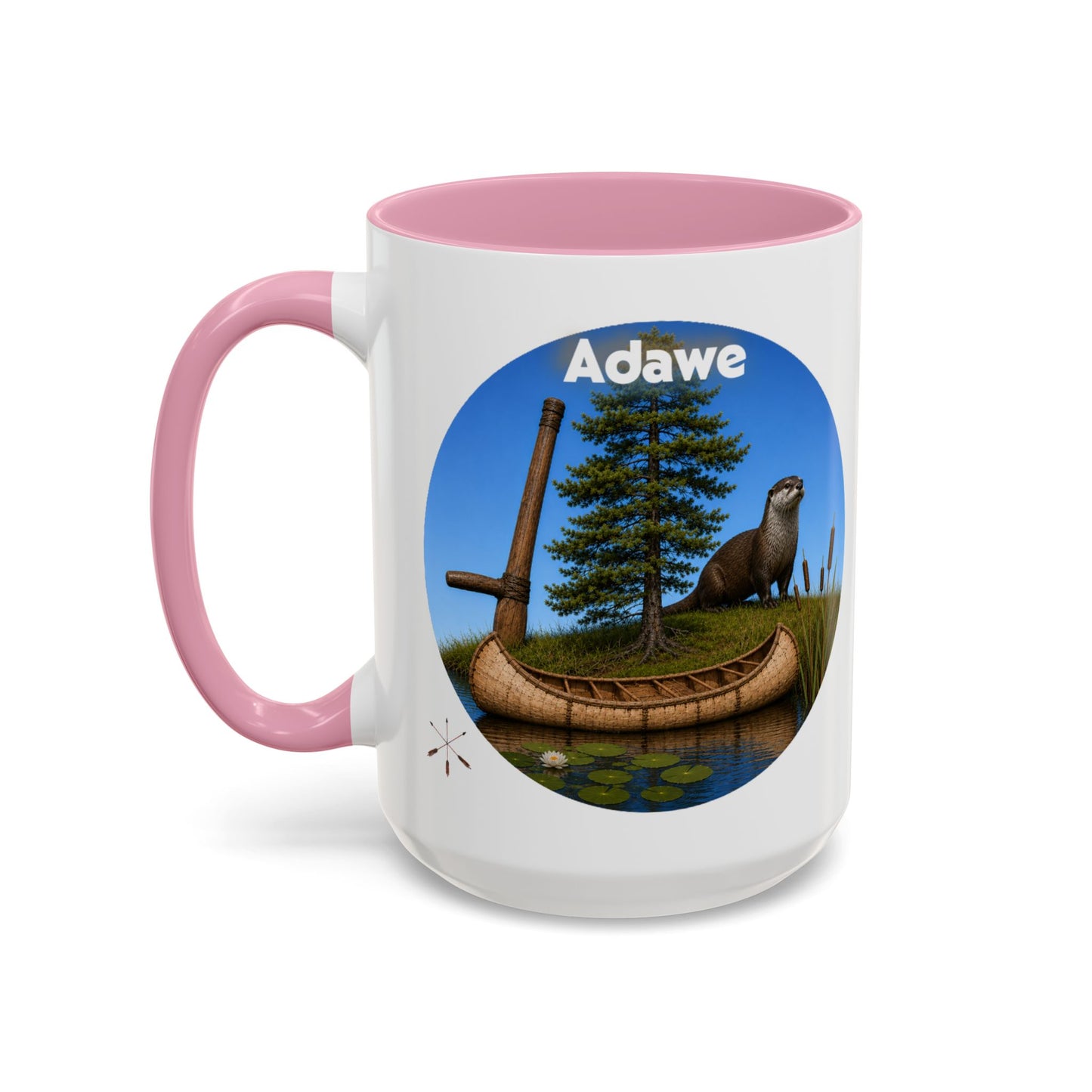 Ottawa Adawe Otter Canoe Mug — Nature Wildlife Coffee Cup (11oz & 15oz)