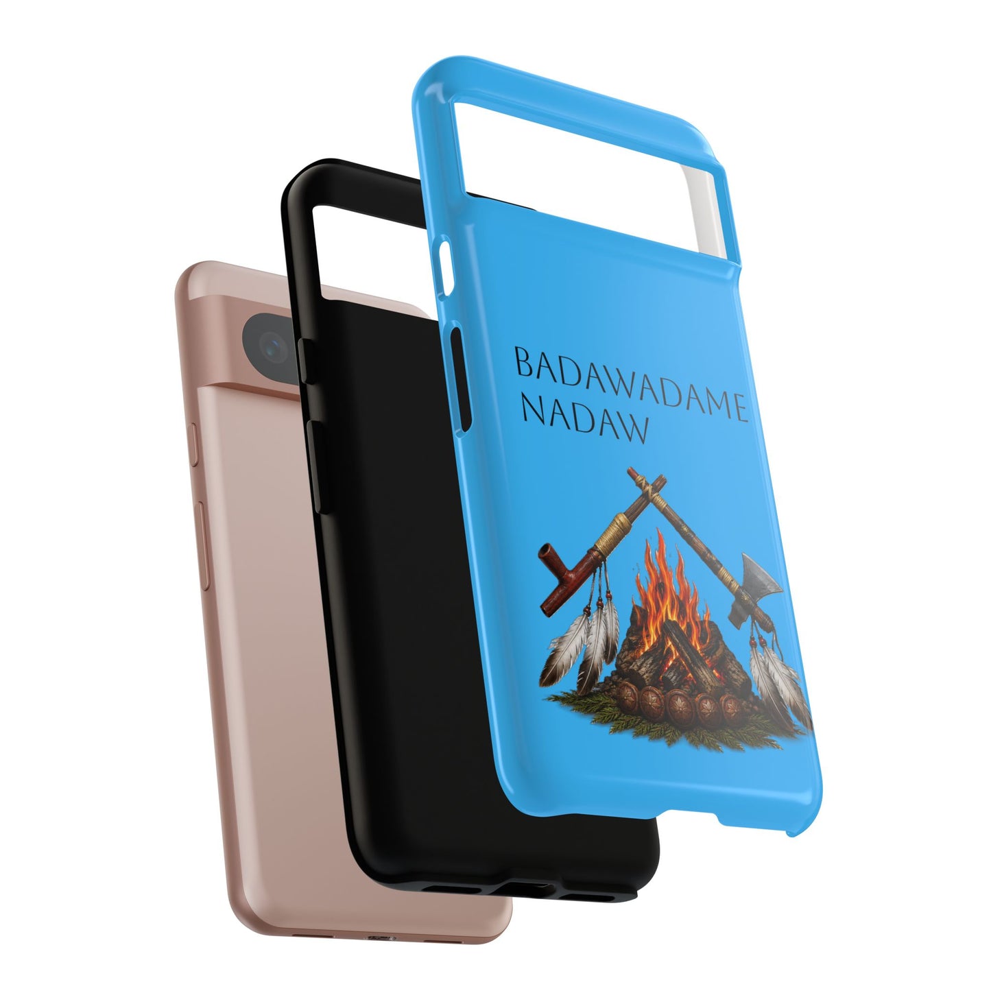 Pottawatomi Tough Cases: 'Badawadame Nadaw' Campfire & Tools Phone Case