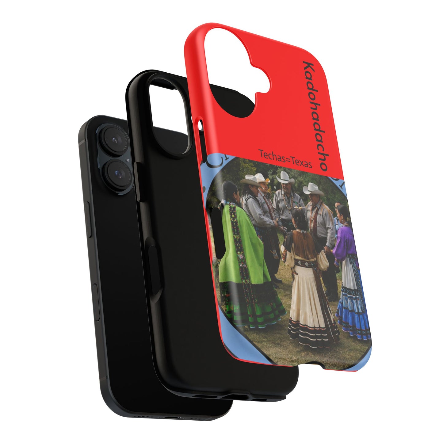 Caddo Phone Case – Native Dancers Photo Design (Kaddhadachto)