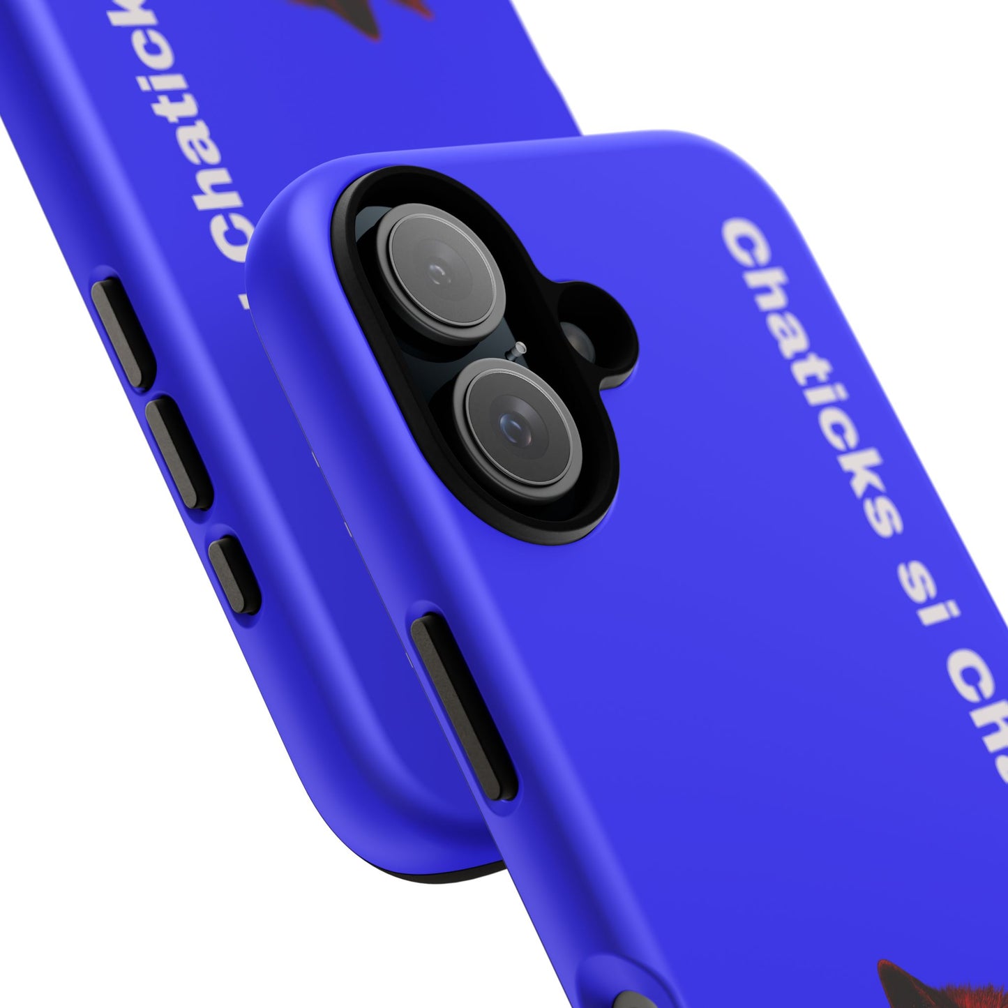 Pawnee Phone Case — Blue 'Chaticks si Chaticks' Wolf Logo Tough Case