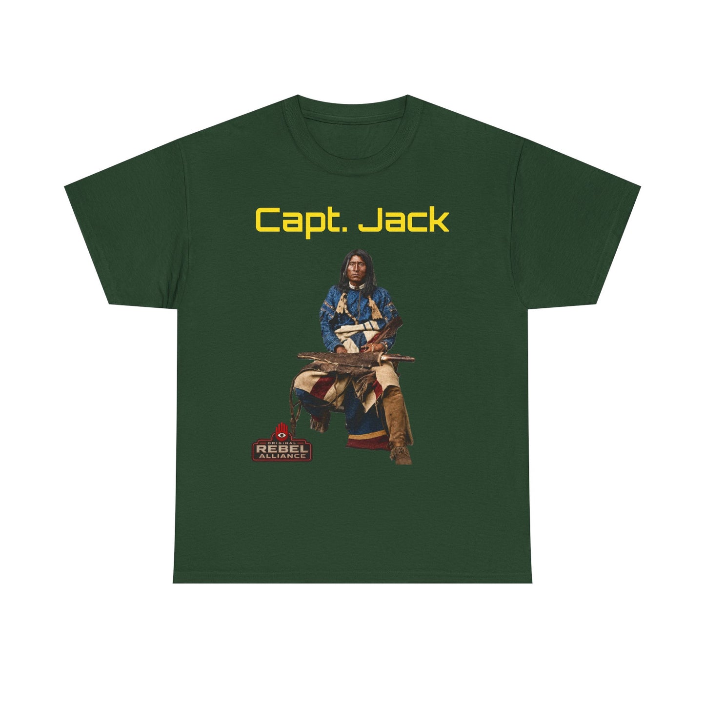 Capt. Jack Graphic Tee — Vintage Captain Illustration Shirt