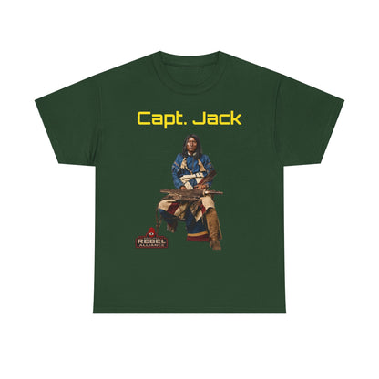 Capt. Jack Graphic Tee — Vintage Captain Illustration Shirt