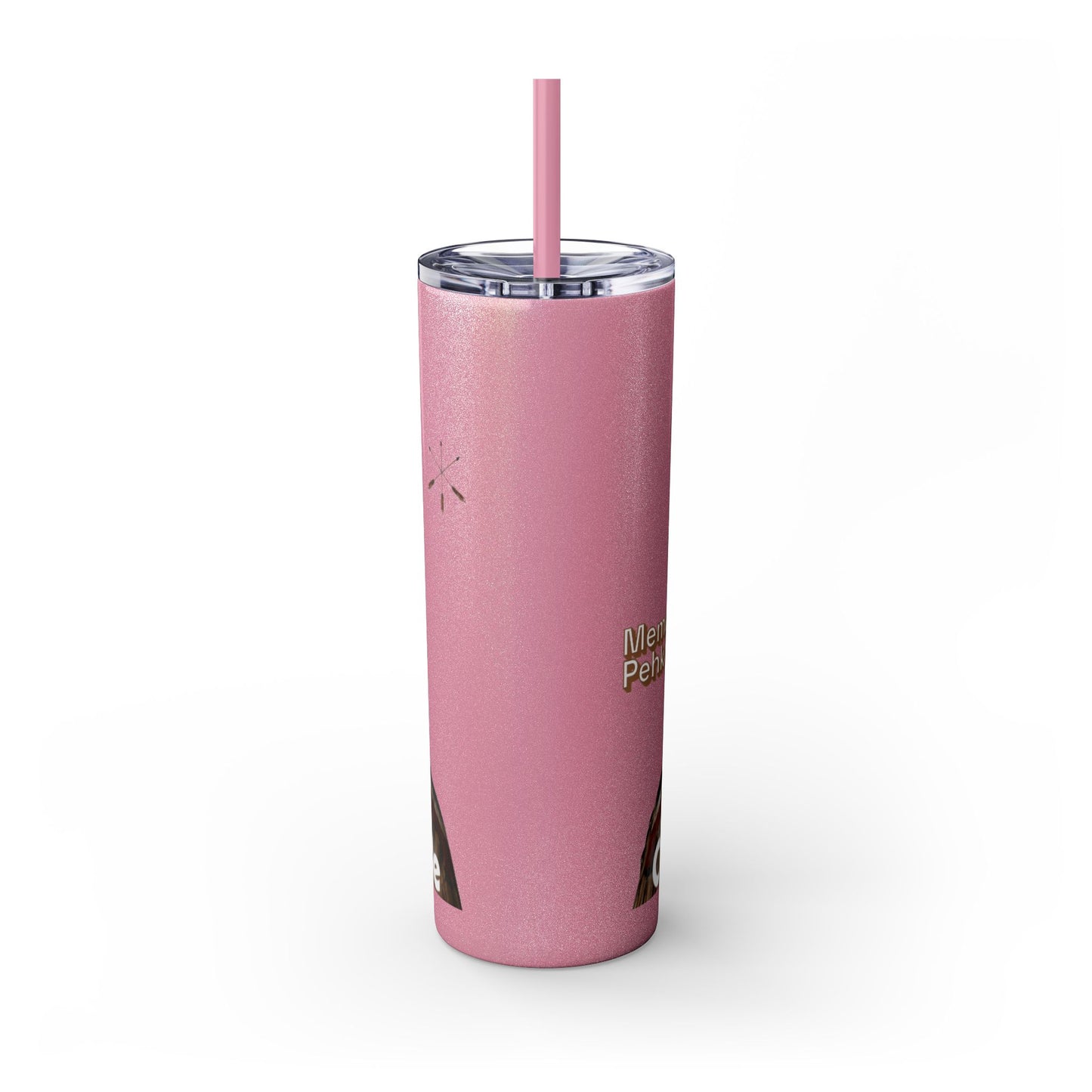 Miami 20oz Skinny Tumbler with Straw — Native Chief Portrait Travel Cup