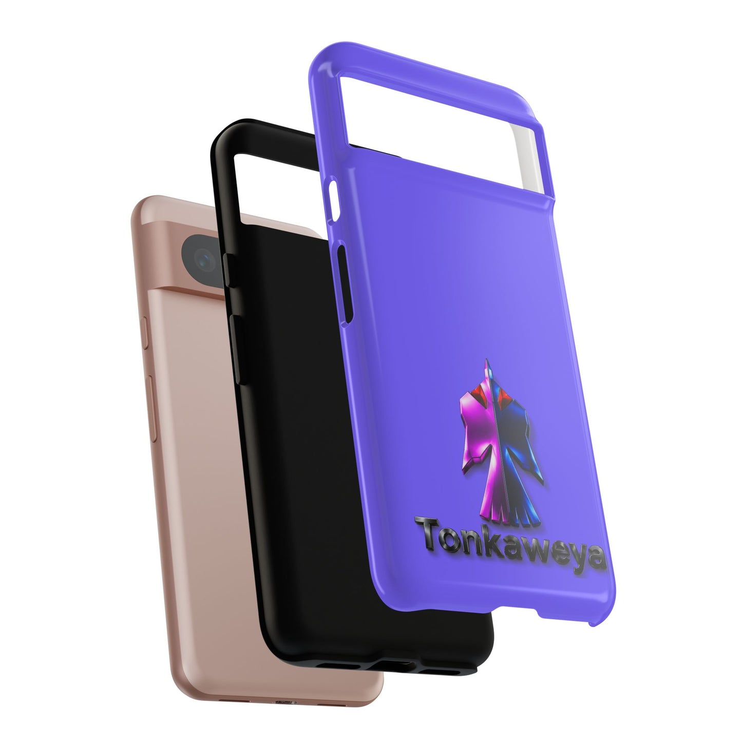 Tonkawa Phone Case — Tonkkaweya Sunrise Design (Protective Purple Hard Shell)