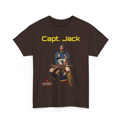 Capt. Jack Graphic Tee — Vintage Captain Illustration Shirt