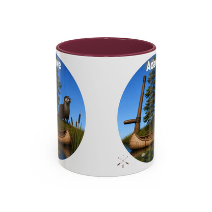 Ottawa Adawe Otter Canoe Mug — Nature Wildlife Coffee Cup (11oz & 15oz)