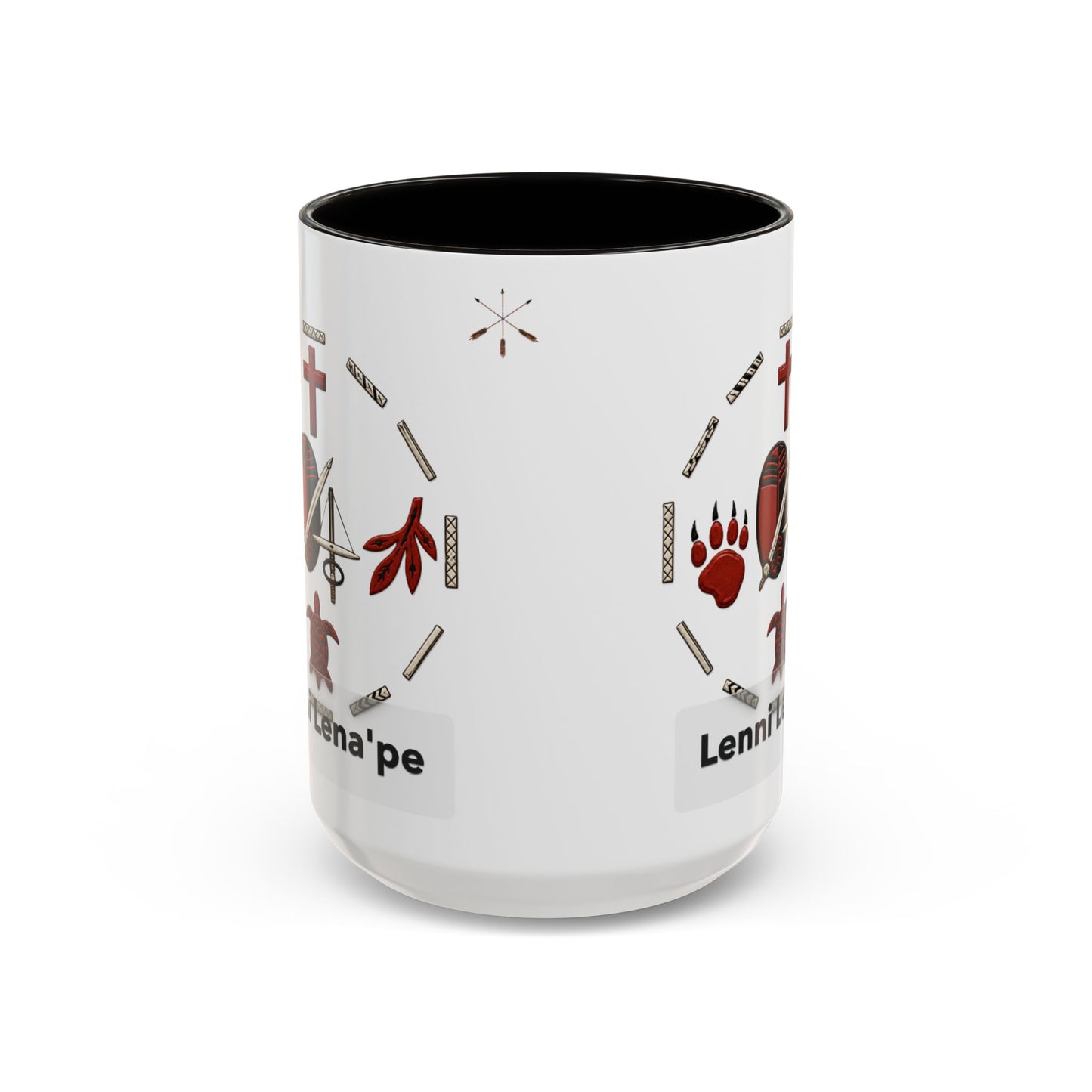 Delaware East Lenni Lenape Tribal Ceramic Mug – Native Symbols Coffee Cup (11oz/15oz)